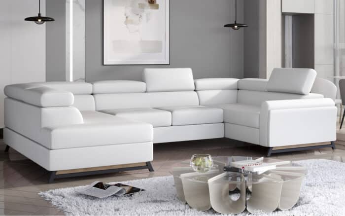 Colțar Formă U, Extensibil Amira, 330x190cm, Personalizabil - imagine 16