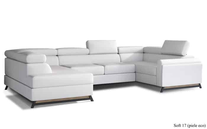 Colțar Formă U, Extensibil Amira, 330x190cm, Personalizabil - imagine 9