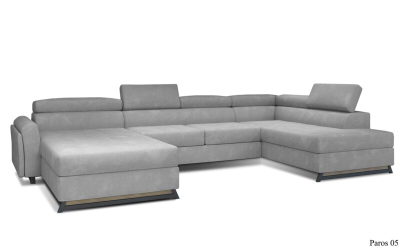 Colțar Formă U, Extensibil Joy, 370x190cm, Personalizabil - imagine 7