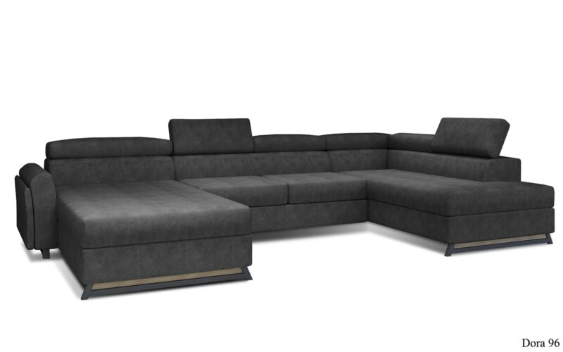 Colțar Formă U, Extensibil Joy, 370x190cm, Personalizabil - imagine 2
