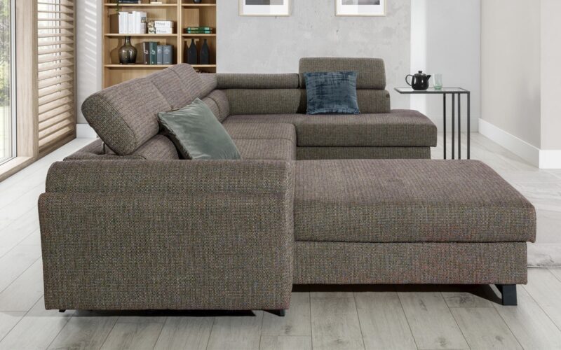 Colțar Formă U, Extensibil Joy, 370x190cm, Personalizabil - imagine 14