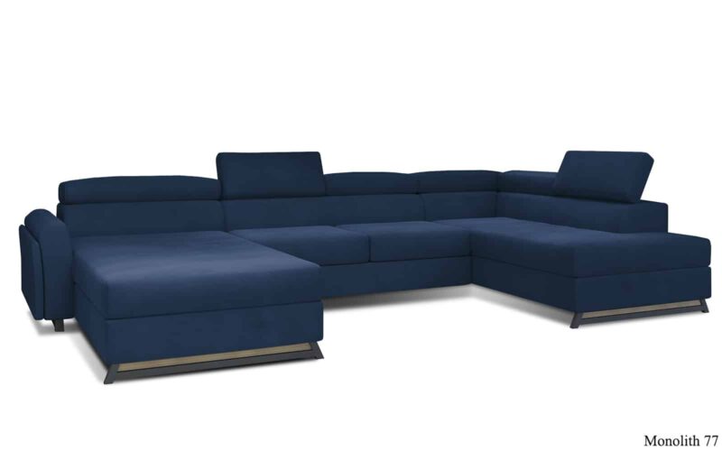 Colțar Formă U, Extensibil Joy, 370x190cm, Personalizabil - imagine 6