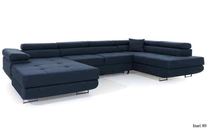Colțar Formă U, Extensibil Roger, 345x202cm, Personalizabil - imagine 11