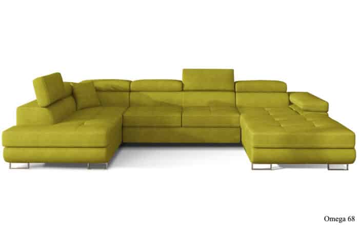 Colțar Formă U, Extensibil Roger, 345x202cm, Personalizabil - imagine 10