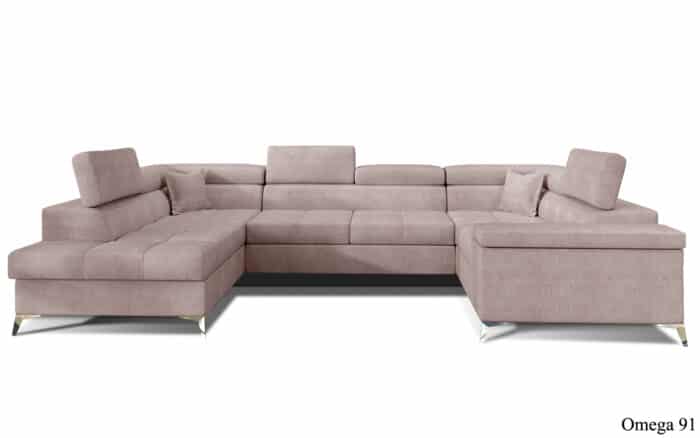 Colțar Formă U, Extensibil Tango, 350x202cm, Personalizabil - imagine 5