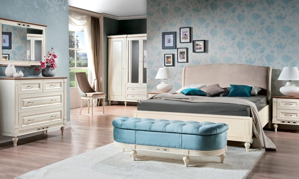 mobila lemn masiv dormitor