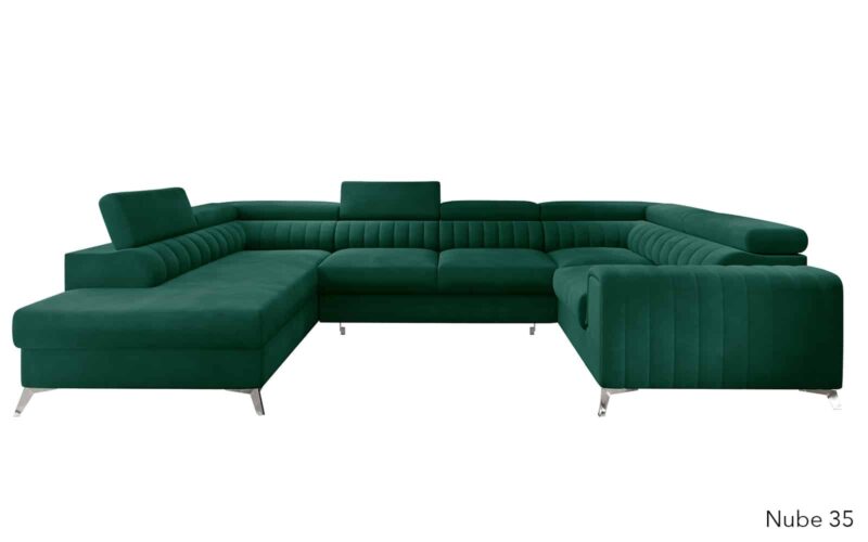 Colțar Formă U, Extensibil Fabian, 340x202cm, Personalizabil - imagine 10