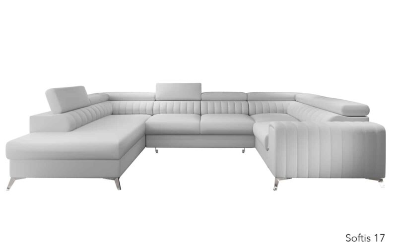Colțar Formă U, Extensibil Fabian, 340x202cm, Personalizabil - imagine 6