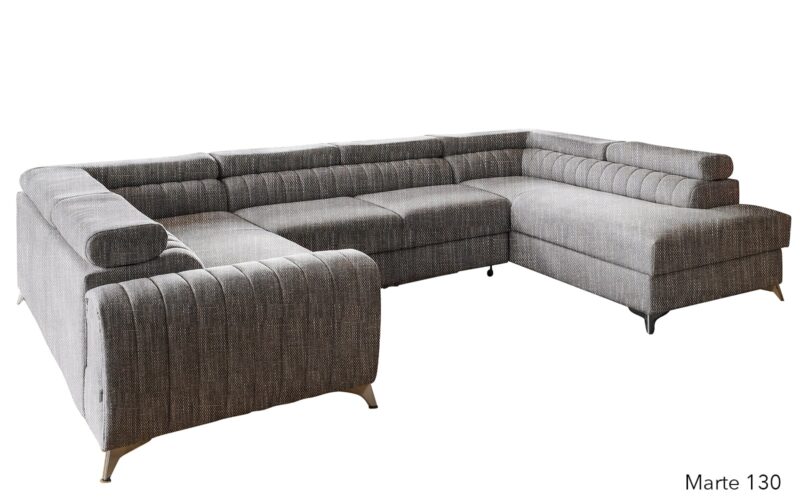 Colțar Formă U, Extensibil Fabian, 340x202cm, Personalizabil - imagine 17