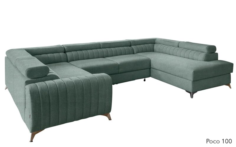 Colțar Formă U, Extensibil Fabian, 340x202cm, Personalizabil - imagine 15