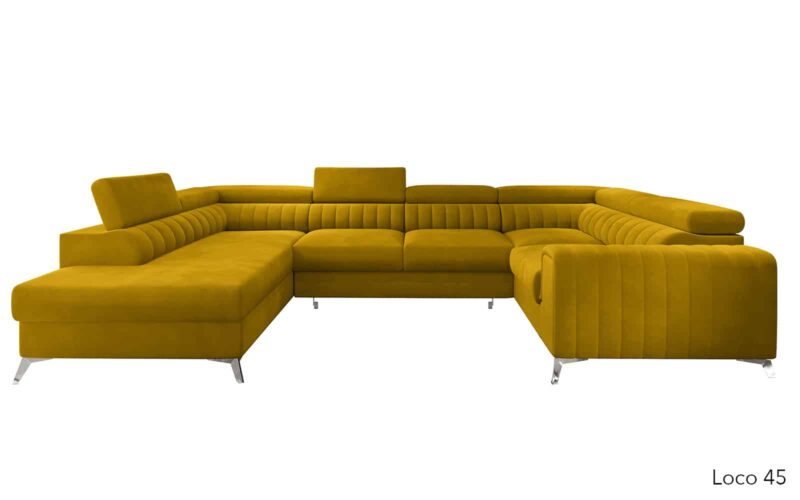 Colțar Formă U, Extensibil Fabian, 340x202cm, Personalizabil - imagine 14