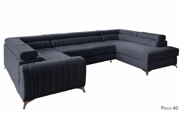 Colțar Formă U, Extensibil Fabian, 340x202cm, Personalizabil - imagine 13