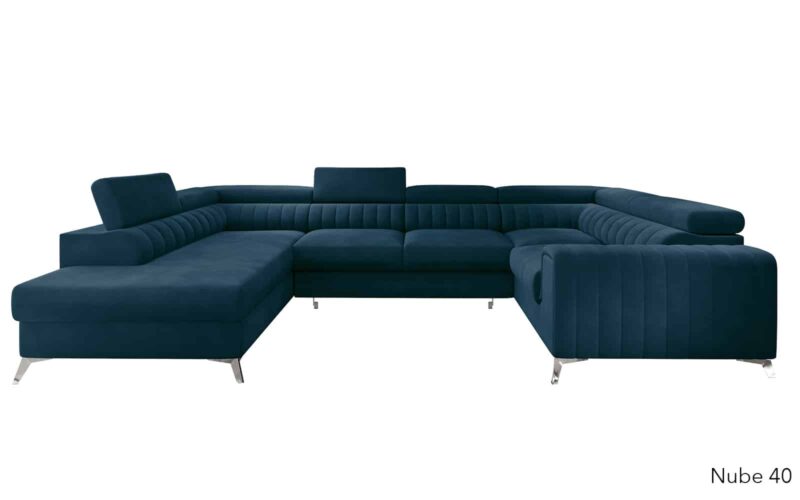 Colțar Formă U, Extensibil Fabian, 340x202cm, Personalizabil - imagine 12