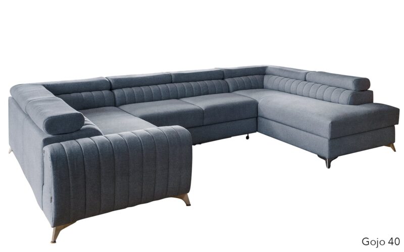 Colțar Formă U, Extensibil Fabian, 340x202cm, Personalizabil - imagine 11