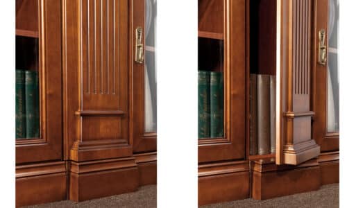 Biblioteca lemn masiv