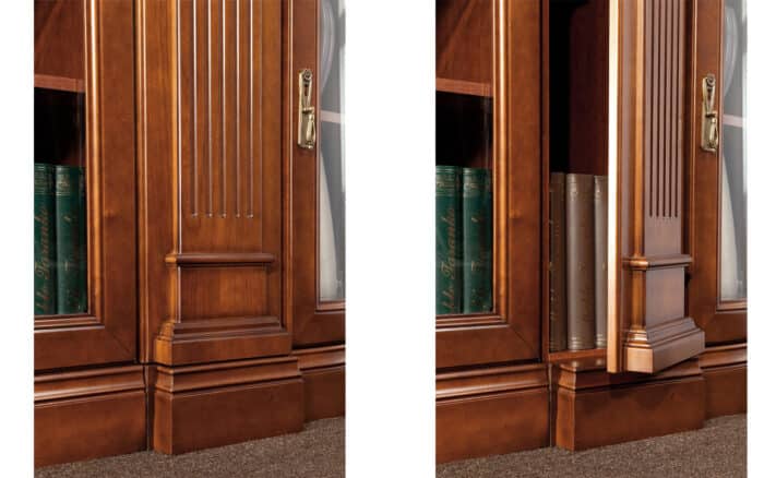 Biblioteca lemn masiv