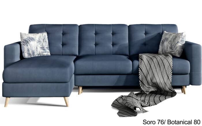 Colțar Extensibil Oslo, 250x162cm, Ladă Depozitare, Personalizabil - imagine 7