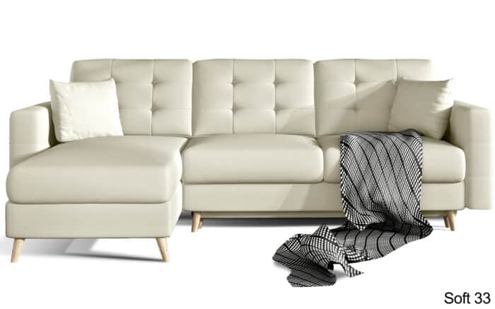 Colțar Extensibil Oslo, 250x162cm, Ladă Depozitare, Personalizabil - imagine 5