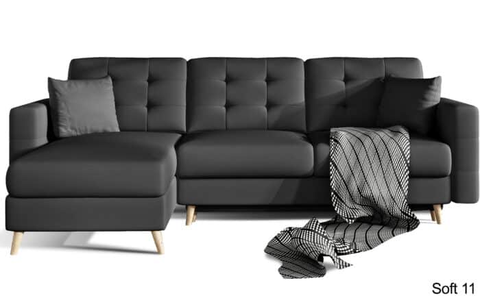 Colțar Extensibil Oslo, 250x162cm, Ladă Depozitare, Personalizabil - imagine 4