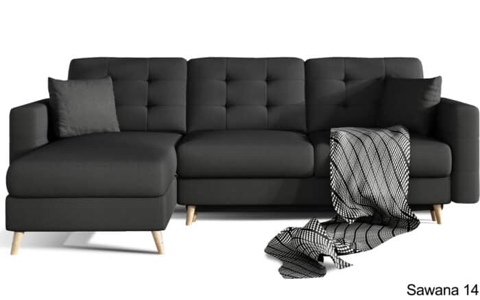 Colțar Extensibil Oslo, 250x162cm, Ladă Depozitare, Personalizabil - imagine 3