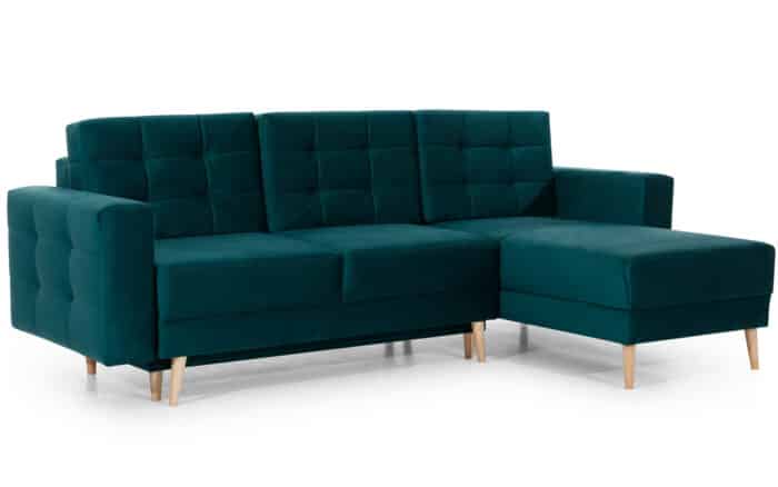 Colțar Extensibil Oslo, 250x162cm, Ladă Depozitare, Personalizabil