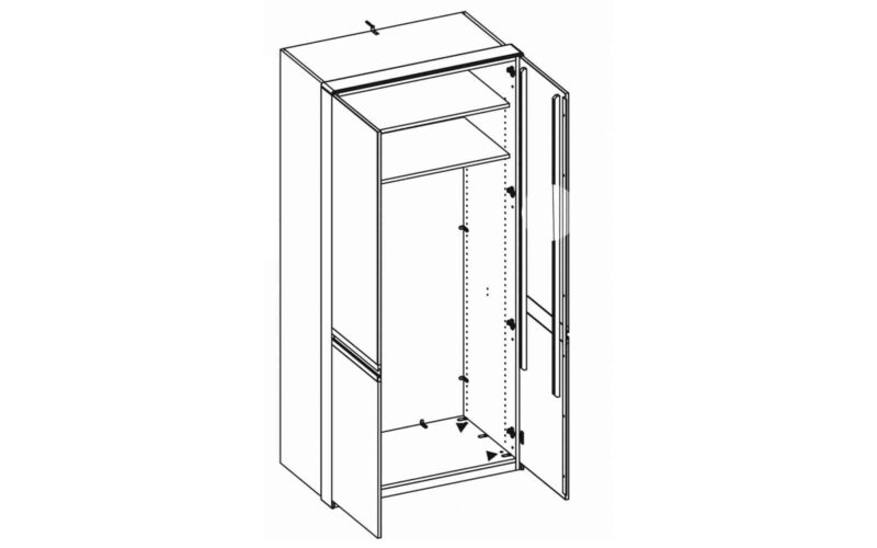 dulap din lemn masiv