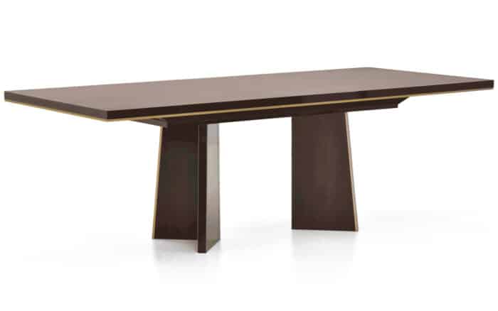 Masă Fixă / Extensibilă Devon, Nuc Lucios