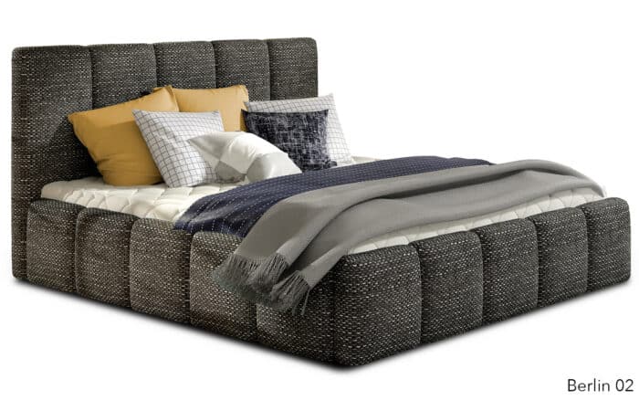 Pat Tapițat Erin, Fix / Ladă Depozitare, Personalizabil - imagine 3