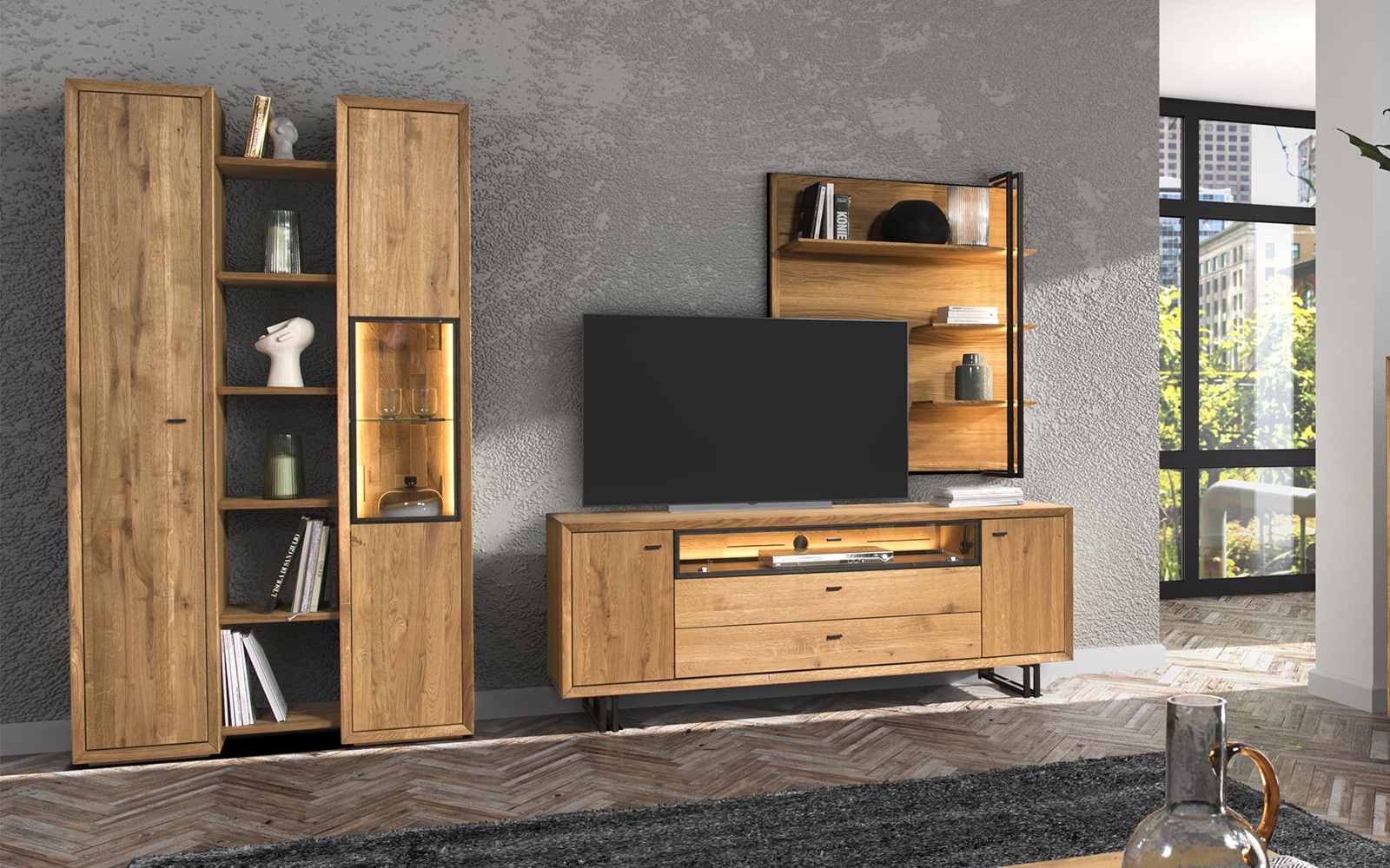 Set-Living-Complet-3-Piese-Sutton-Stejar-Masiv-Mobarta-1