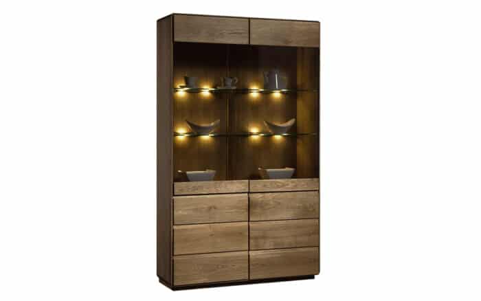Set Living Serena, Stejar Masiv, 4 Piese - imagine 5