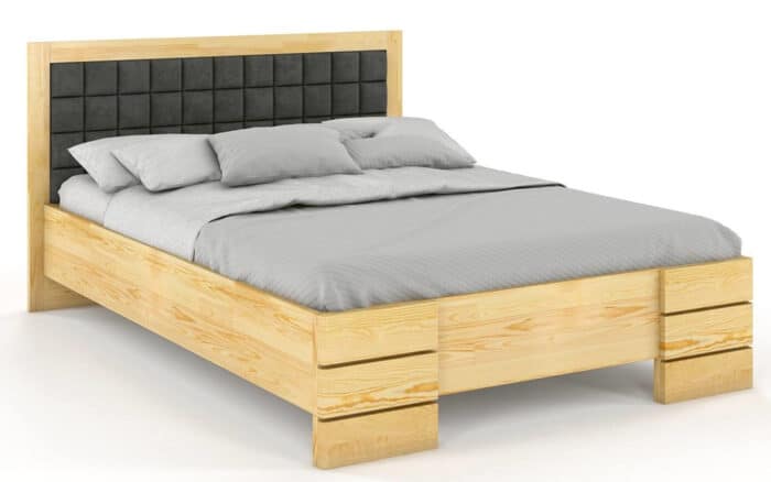 Pat Tapițat TerraCraft, Lemn Masiv, Personalizabil - imagine 3