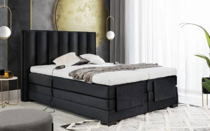 Pat Genoa cu Saltea, Topper, Electric Reglabil, Personalizabil - imagine 3