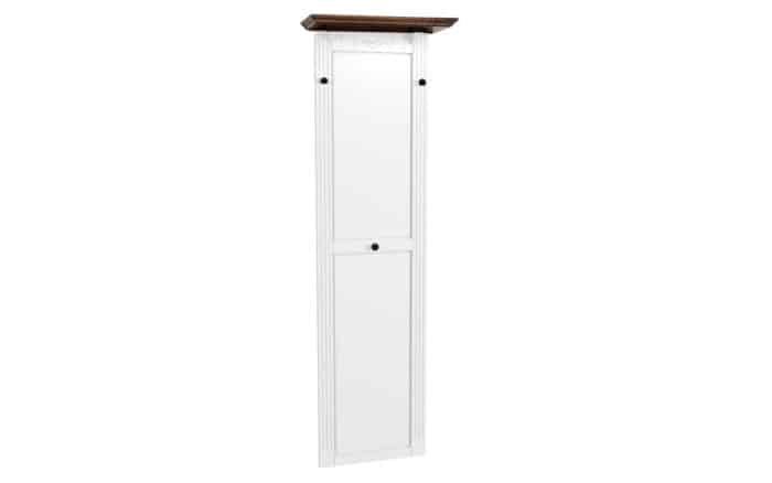 Cuier Sonya, Lemn Masiv, 53x26x183cm, Alb-Maro