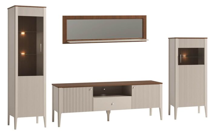 Colectie mobilier lemn masiv pentru living