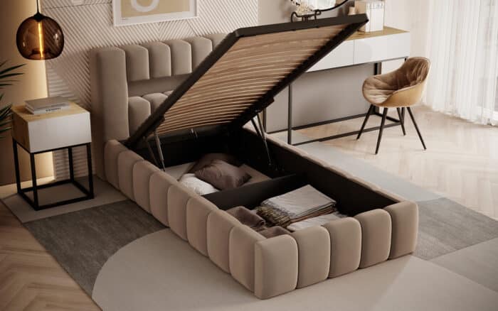 Pat Tapițat Viva, Personalizabil, 90x200cm - imagine 2