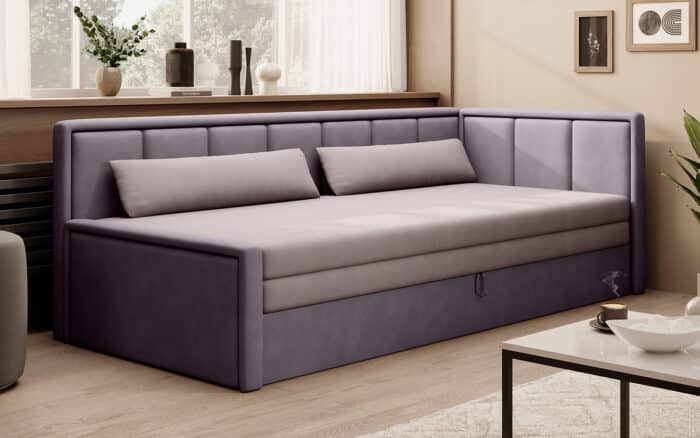 Canapea Finn, Extensibilă, cu Depozitare, Personalizabilă - imagine 12