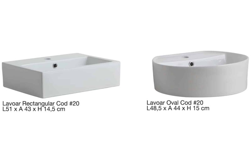 Set Mobilier Baie Carter,Alb Lucios - imagine 9