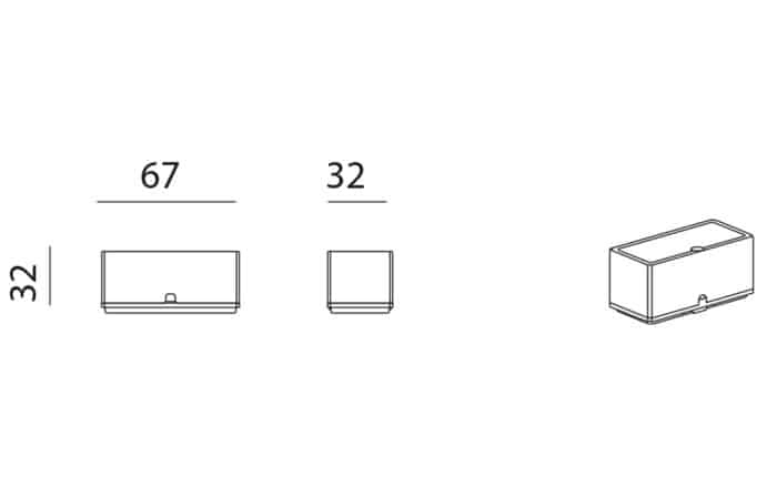Element de Capăt pentru Modul Perete Despărțitor