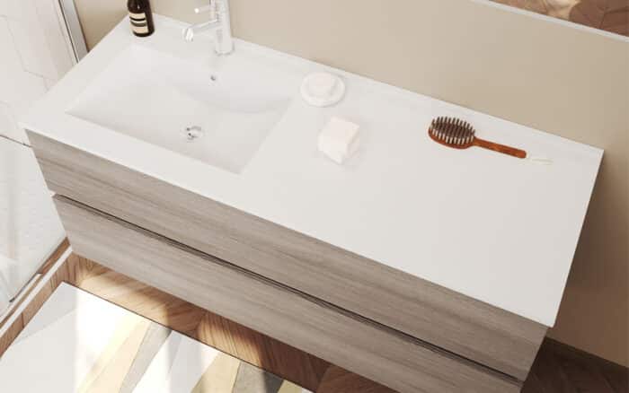 Set Mobilier Baie Suspendat Craig, 120cm - imagine 2
