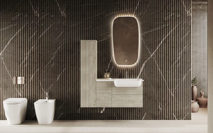 Oglindă cu iluminare LED si acționare touch, 54x100cm - imagine 4
