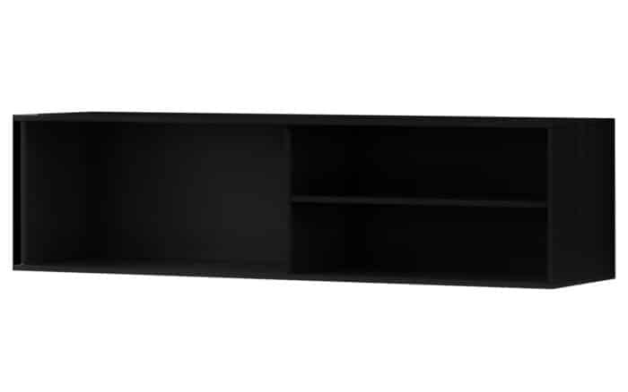 Comodă TV Suspendată Sia, 150x40x40cm, Negru - imagine 2