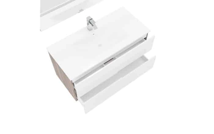 Set Mobilier Baie Suspendat Bello, 100cm - imagine 5