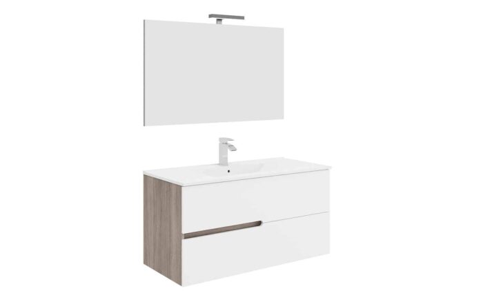 Set Mobilier Baie Suspendat Bello, 100cm
