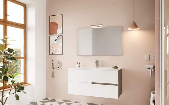 Set Mobilier Baie Suspendat Bello, 100cm - imagine 4