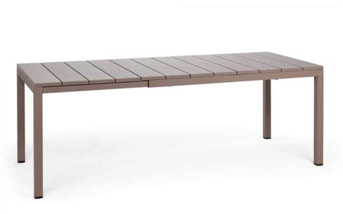 Masa Exterior Nardi - Rio 140 Extensible, Tortora