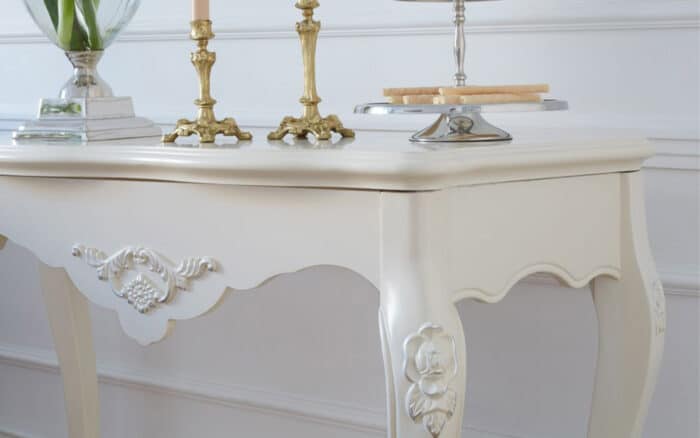 Consola Paris, 120x50x78cm, Alb - imagine 3