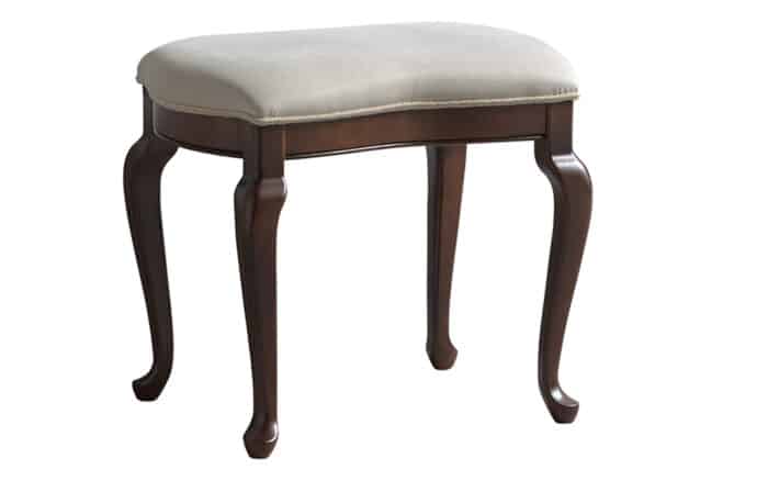 Taburet Ambra, Lemn Masiv, Nuc, 57x42x52cm