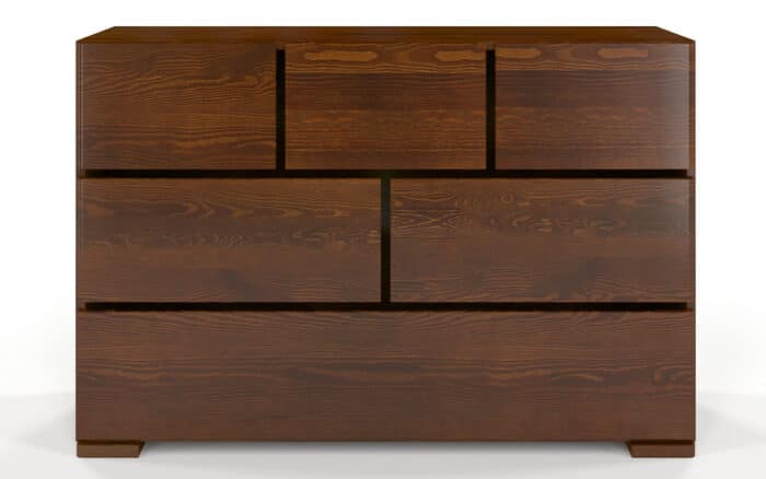 Comodă TerraCraft, Lemn Masiv Pin, 3+2+1 Sertare, 120x45x81cm - imagine 3