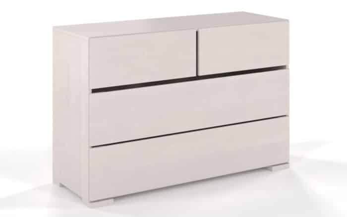 Comodă TerraCraft, Lemn Masiv Fag, 2+2 Sertare, 120x45x81cm - imagine 6