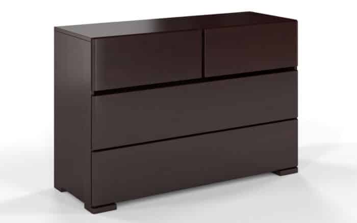 Comodă TerraCraft, Lemn Masiv Fag, 2+2 Sertare, 120x45x81cm - imagine 7